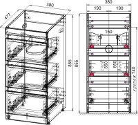 Мебель для ванной комнаты Style Line Даллас 100 Люкс Plus напольная, белая, 3 ящика R