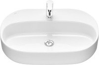 Тумба с раковиной AQUATON Марбл 80 слэйт, белая матовая, раковина 1WH501710