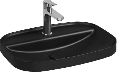 Раковина Allen Brau Fantasy Sphere 55x40, черная матовая