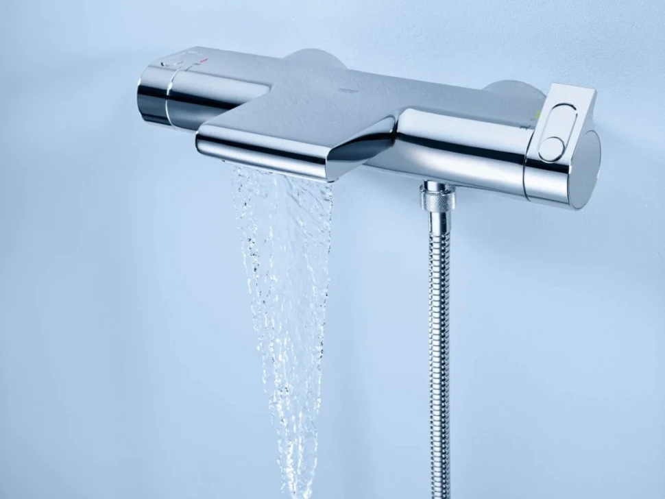 Душевой комплект Термостат Grohe Grohtherm 2000 New 34174001 + Стойка New Tempesta Cosmopolitan 27394002