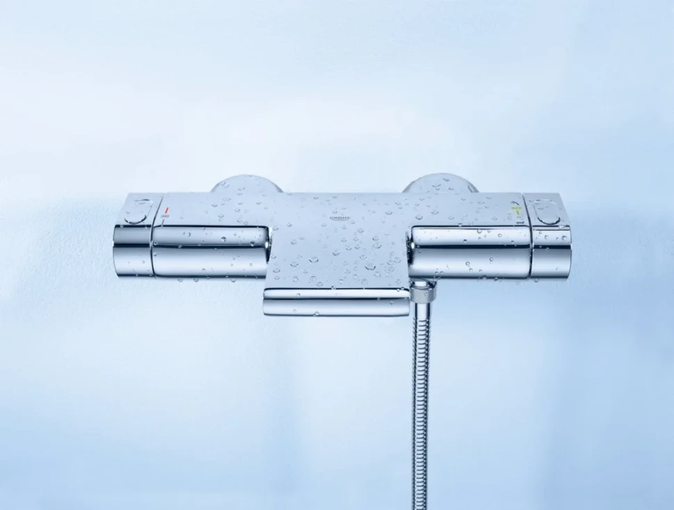 Душевой комплект Термостат Grohe Grohtherm 2000 New 34174001 + Стойка New Tempesta Cosmopolitan 27394002