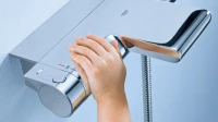 Душевой комплект Термостат Grohe Grohtherm 2000 New 34174001 + Стойка New Tempesta Cosmopolitan 27394002