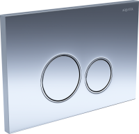 Комплект Унитаз подвесной AQUATEK Бетта AQ1253W-00 безободковый, с микролифтом + Инсталляция Standard INS-0000012 + Комплект креплений KKI-0000002 + Кнопка KDI-0000018 глянцевый хром