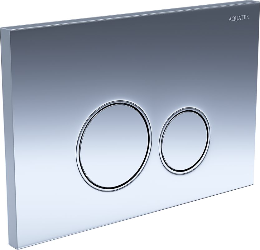 Комплект Унитаз подвесной AQUATEK Бетта AQ1253W-00 безободковый, с микролифтом + Инсталляция Standard INS-0000012 + Комплект креплений KKI-0000002 + Кнопка KDI-0000018 глянцевый хром
