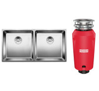 Комплект Мойка Blanco Andano 400/400-IF + Измельчитель Franke