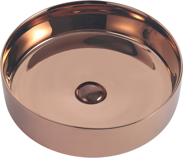 Накладная раковина Abber Bequem AC2109RG розовое золото