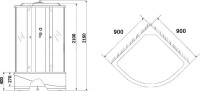 Душевая кабина Grossberg ТМ109 Душевая кабина Grossberg ТМ109