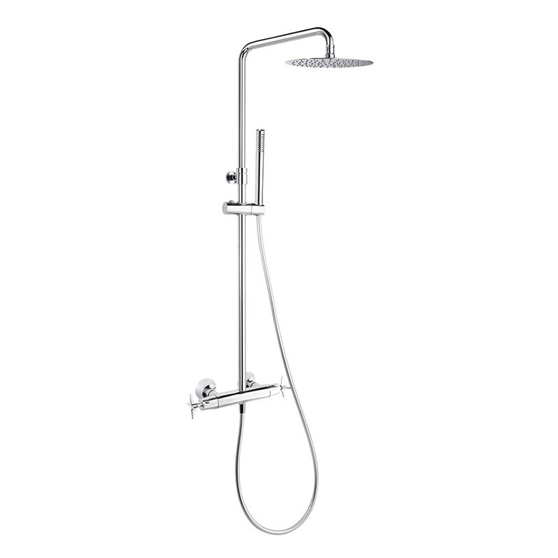 Душевая стойка Ramonsoler Adagio 915401RM250 хром, с термостатом