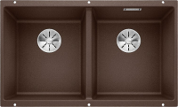Комплект Мойка Blanco Subline 350/350-U кофе + Измельчитель Franke 134.0715.098