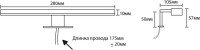 Светильник в ванную Aquanet Без серии WT-W280 Led