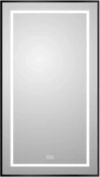 Зеркало BelBagno Kraft 90x50, с подсветкой, с подогревом, черный