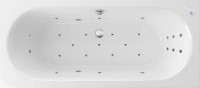 Акриловая ванна Excellent Oceana WAEX.OCE16.ULTRA 160x75 см, встраиваемая, с гидромассажем, белая, с каркасом, со сливом-переливом
