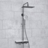 Душевая стойка Wasserkraft Aller A113.069.127.CH Thermo с термостатом, хром