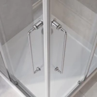 Душевой уголок Cezares Relax RELAX-304-A-2-100-C-CR 100x100, профиль глянцевый хром