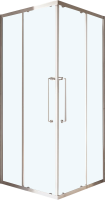 Душевой уголок Cezares Relax RELAX-304-A-2-100-C-CR 100x100, профиль глянцевый хром