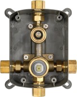 Душевой комплект Shouder Romer 0264107 С ВНУТРЕННЕЙ ЧАСТЬЮ, с изливом, матовое золото