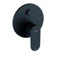 Встраиваемый смеситель для душа и ванны Kludi Kludi-Louva 247593975 переключатель PUSH&SWITCH, черный матовый