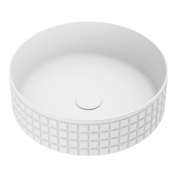 Накладная раковина Omoikiri Akira 40 WH, белая
