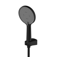 Смеситель для ванны с душевым гарнитуром, Черный матовый, AQUAme Asti AQM6412MB