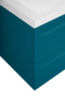 Тумба под раковину без столешницы Art&Max Platino 60 подвесная, бирюзовая матовая