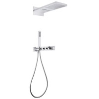 Душевой комплект Abber Rund AF8752 С ВНУТРЕННЕЙ ЧАСТЬЮ, хром