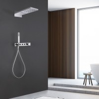 Душевой комплект Abber Rund AF8752 С ВНУТРЕННЕЙ ЧАСТЬЮ, хром