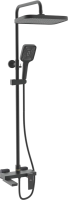 Душевая стойка Rose R1836H черная
