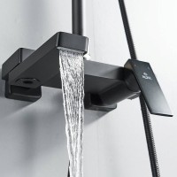Душевая стойка Rose R1836H черная