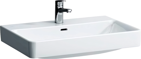 Мебельная раковина Laufen Pro S 8.1096.7.000.104.1 70 накладная, белая, прямоугольная, фарфор