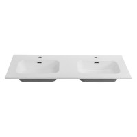 Тумба с раковиной Cezares Duet 120 фисташковый софт, раковина Cezares CZR-8095-120-2 двойная