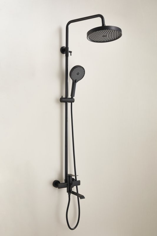 Душевая стойка BELZ B812 B24812-7 матовая черная