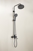 Душевая стойка BELZ B812 B24812-7 матовая черная