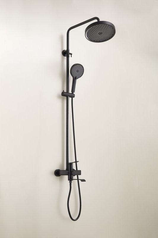 Душевая стойка BELZ B812 B24812-7 матовая черная