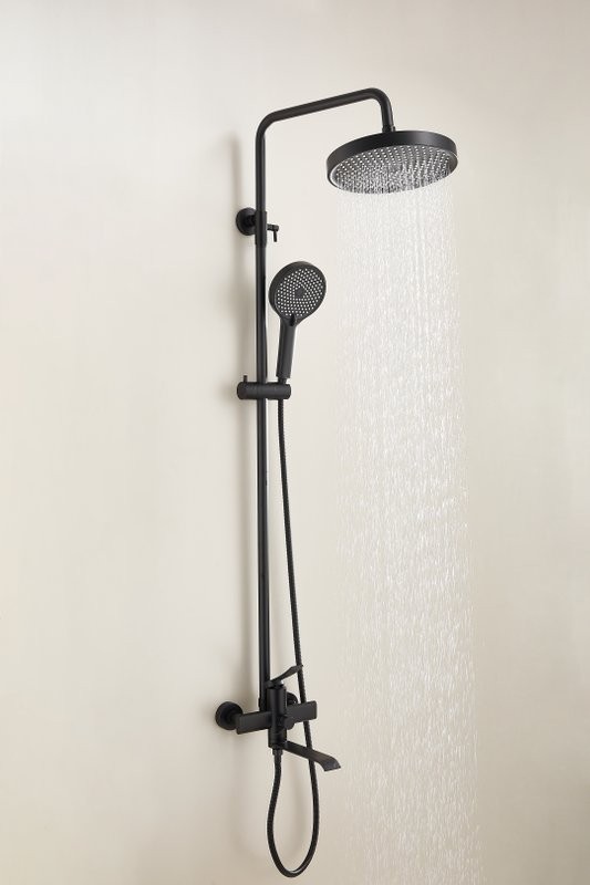 Душевая стойка BELZ B812 B24812-7 матовая черная