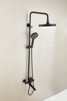 Душевая стойка BELZ B812 B24812-7 матовая черная