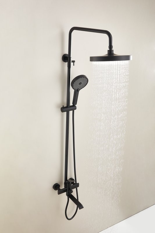 Душевая стойка BELZ B812 B24812-7 матовая черная