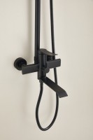 Душевая стойка BELZ B812 B24812-7 матовая черная