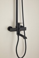 Душевая стойка BELZ B812 B24812-7 матовая черная