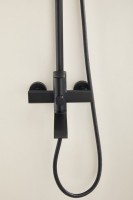 Душевая стойка BELZ B812 B24812-7 матовая черная