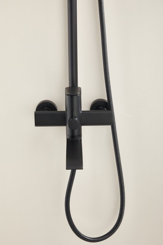 Душевая стойка BELZ B812 B24812-7 матовая черная