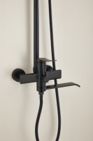 Душевая стойка BELZ B812 B24812-7 матовая черная