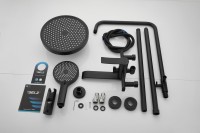 Душевая стойка BELZ B812 B24812-7 матовая черная