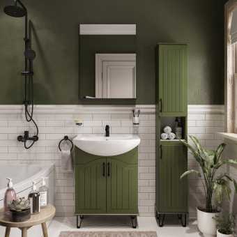 Мебель для ванной DIWO Сочи 65 зеленая