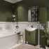 Мебель для ванной DIWO Сочи 65 зеленая