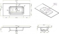 Мебель для ванной комнаты BelBagno Kraft 100 rovere galifax bianco