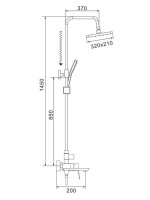 Душевая стойка Shevanik S4436