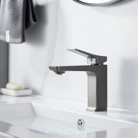Смеситель для раковины Shevanik S4401T, оружейная сталь Смеситель для раковины Shevanik S4401T, оружейная сталь