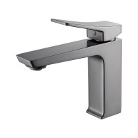 Смеситель для раковины Shevanik S4401T, оружейная сталь