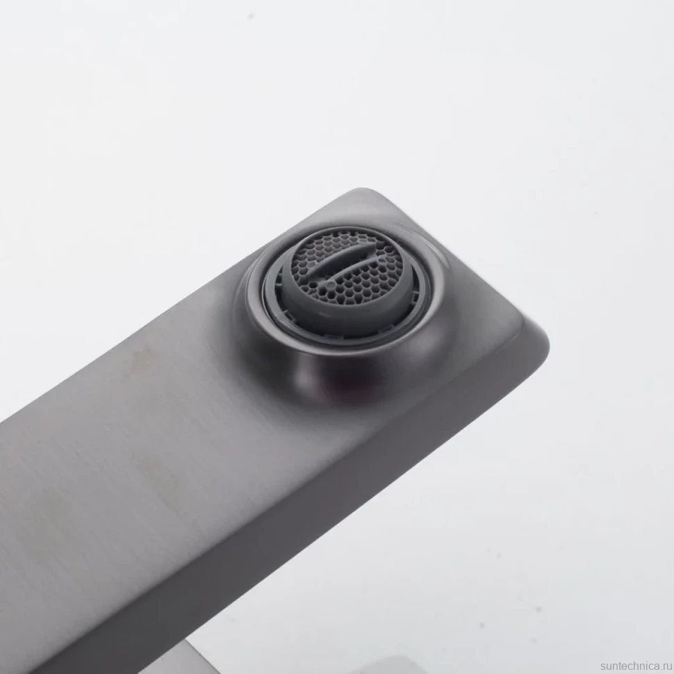 Смеситель для раковины Shevanik S4401T, оружейная сталь