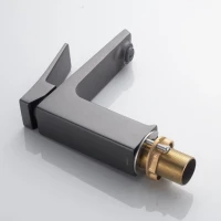 Смеситель для раковины Shevanik S4401T, оружейная сталь Смеситель для раковины Shevanik S4401T, оружейная сталь